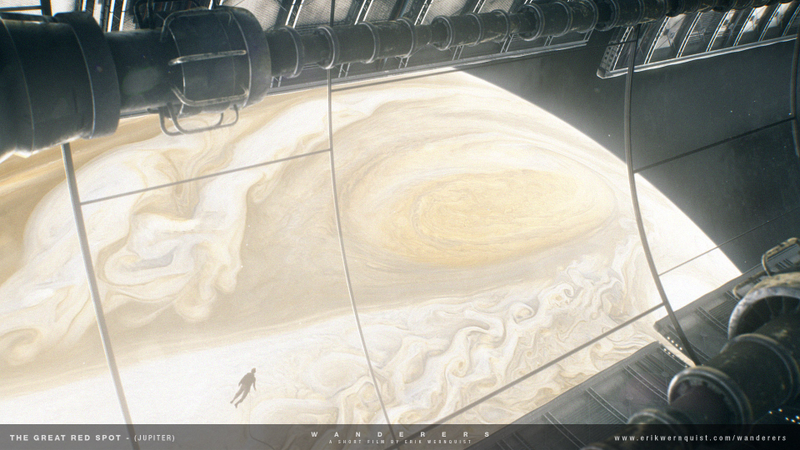 Illustration for article titled This Is A Majestic Vision Of Humans Embracing Our Exotic Solar System